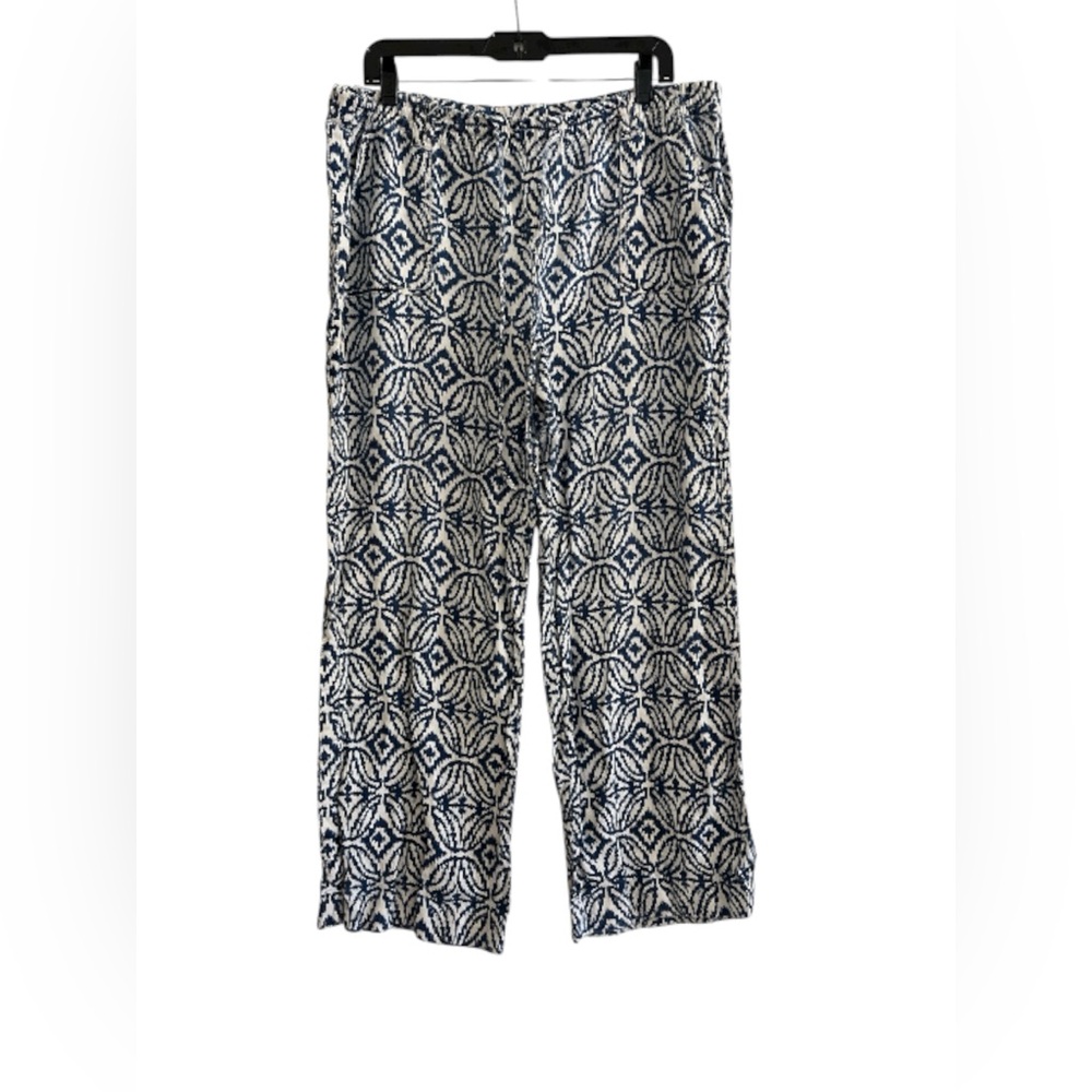 INC Abstract Linen Pants